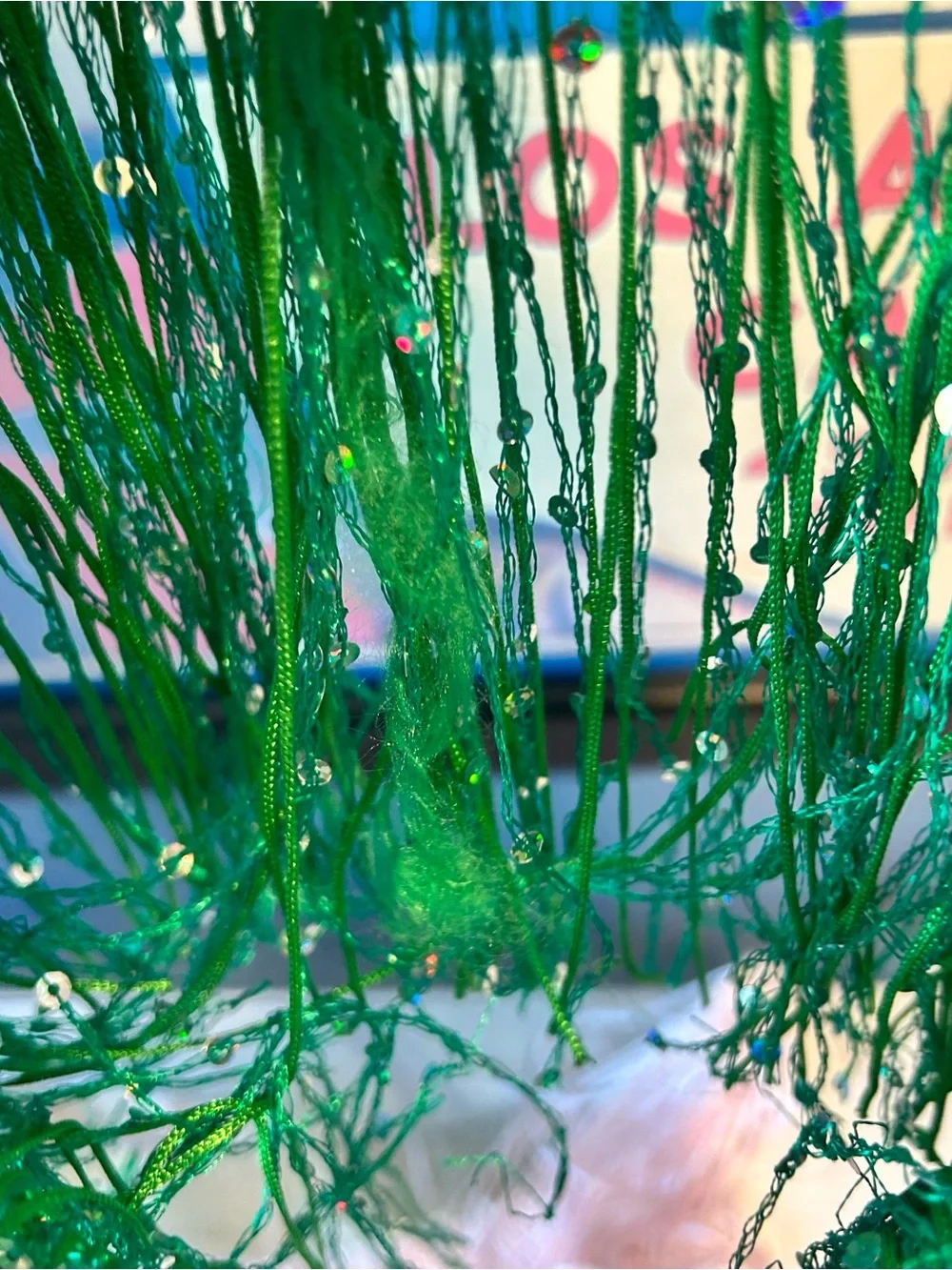 Shade Critters Green Hula & pink fringe skirts ⭐️5FOR$25⭐️